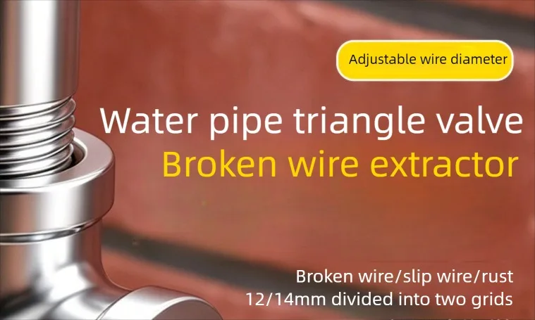Wasserhahn-Winkelventile, Schraubenausdreher-Set für gebrochene Drahtseile, Schraubenentferner für Sanitärarbeiten, Rohrgewindeauszieher – Detail 1