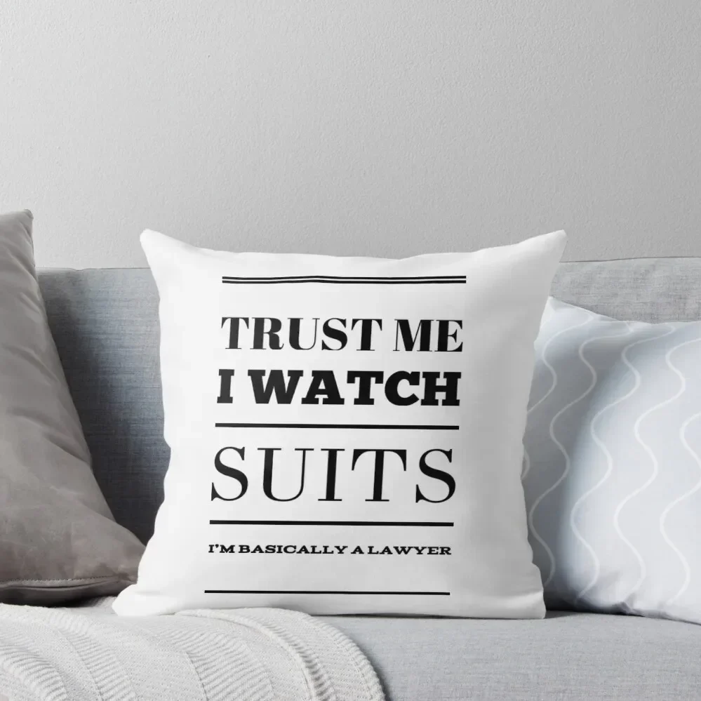 Suits - Lawyer Throw Pillow Cushion Cover Decorative Cushions ornamental pillows Sofa Pillow Cover Pillow