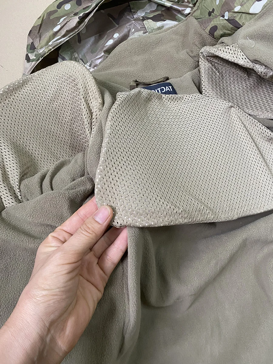Ultraleichte Kampf-Baumwolljacke im PRO-Stil, Softshell-Jacke, Outdoor-Trainingsuniform für Herbst und Winter – Detail 24