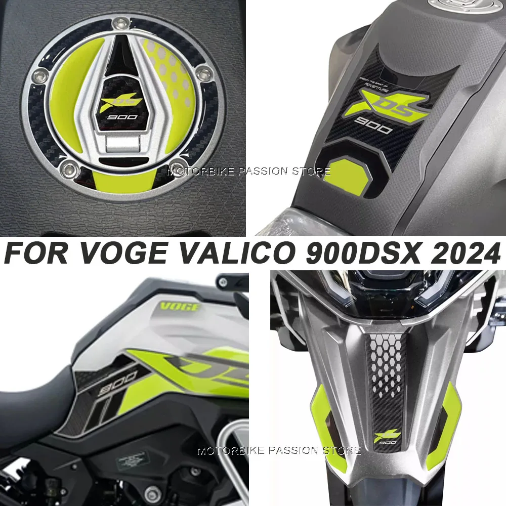 For Voge Pass 900DSX 900 DSX 2024 Epoxy Resin Sticker 3D Protective Adhesive Kit Motorcycle Tank 900 dsx New decorative decal