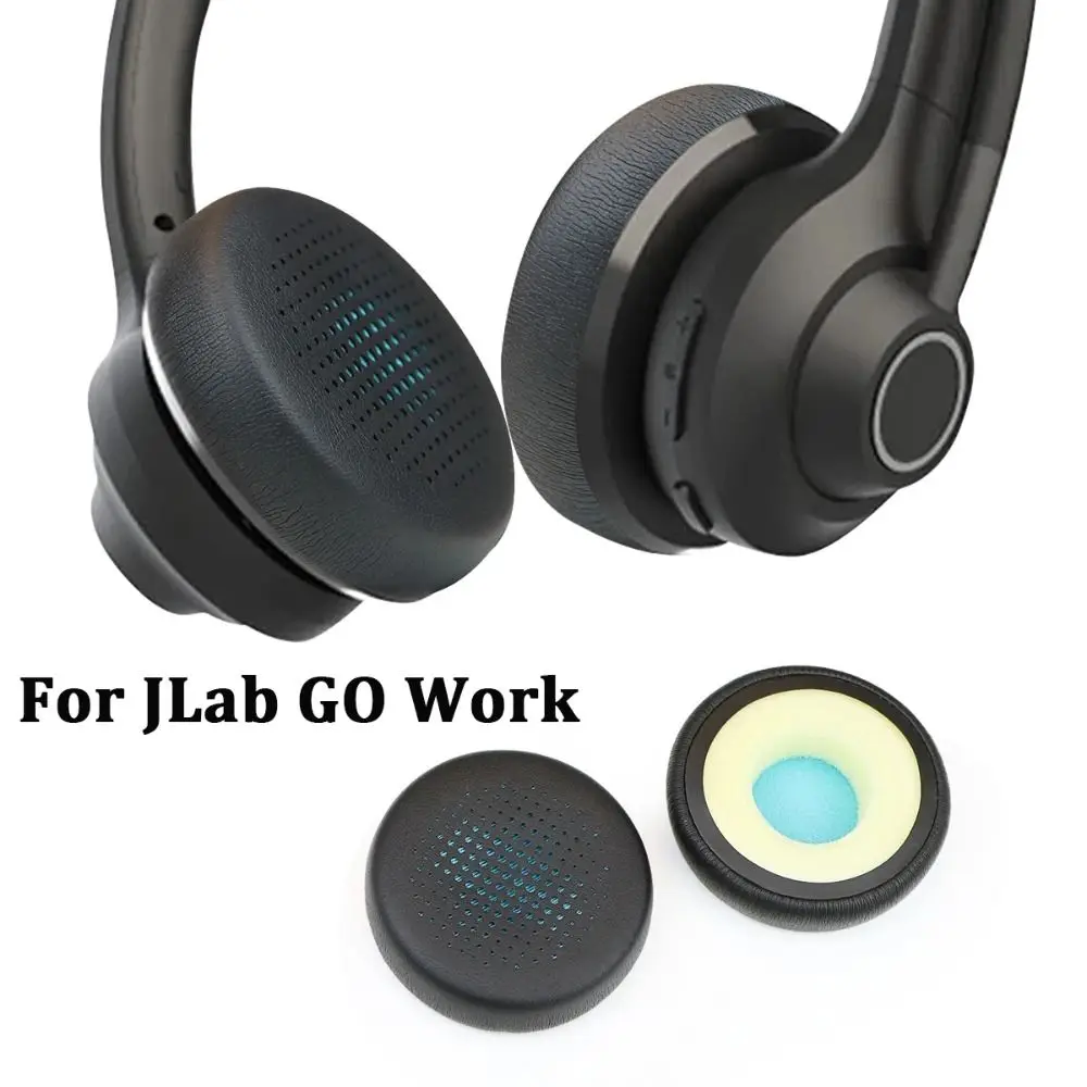 Almohadillas de repuesto para auriculares, almohadillas de espuma viscoelástica suave, duraderas, accesorios para auriculares Jlab GO Work, 2 uds.