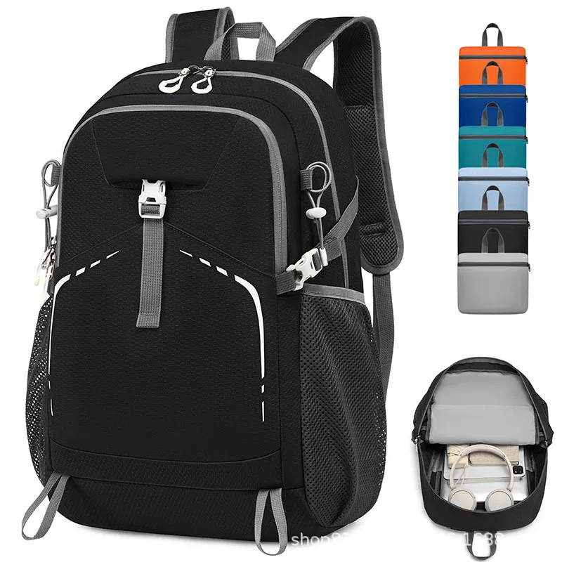 

Outdoor Travel Mountaineering Bag Leisure Sports Waterproof Camping Lightweight Breathable Comfortable Large Capacity Backpack