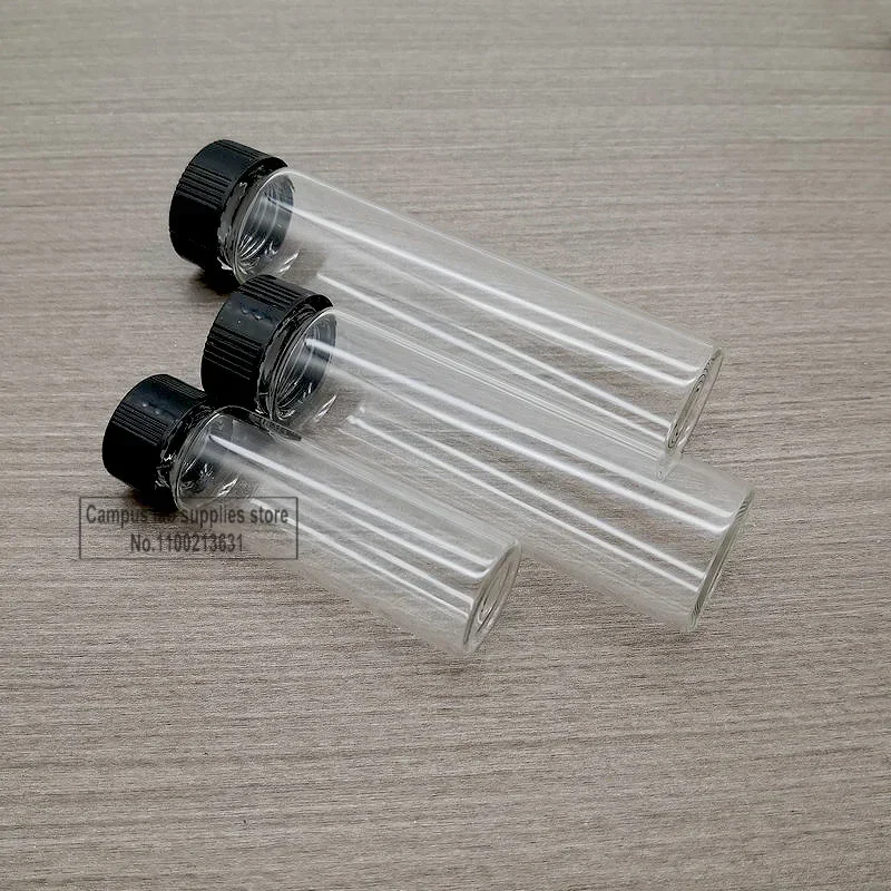 Laboratory 2ml To 100ml Clear Low Borosilicate Medicinal Glass Screw-top Reagent Sample Bottle for Chemical Experiment