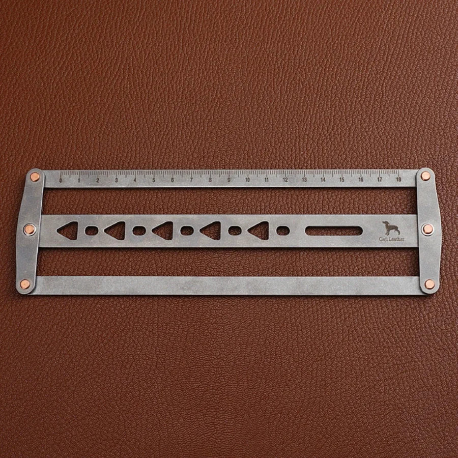 

Вспомогательная линейка для позиционирования ремня, инструмент для шаблона для разделения отверстий ручной работы