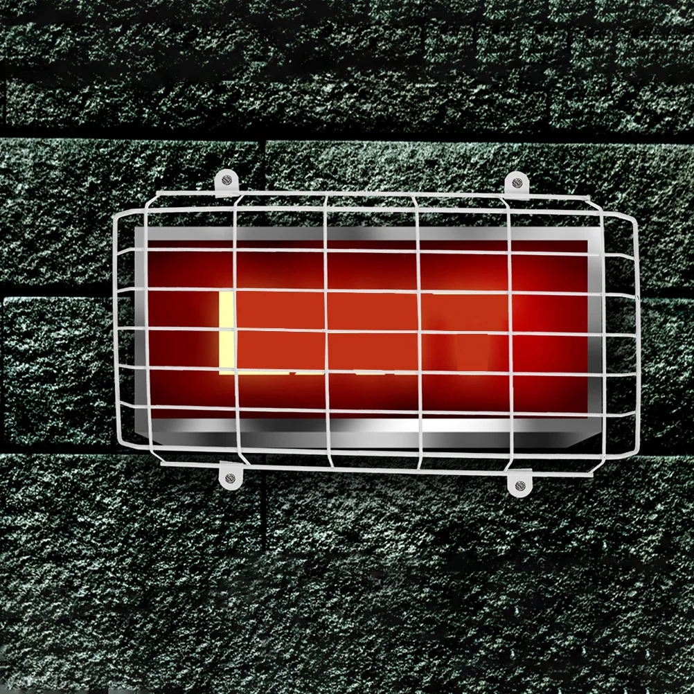 2Pcs Exit Sign Light Protective Guard Metal Emergency Light Wire Cover for Wall Mount Safety Protection in Cinema Mall