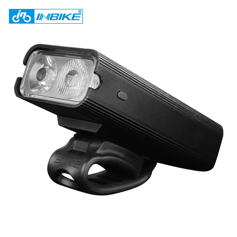 INBIKE Bike Lights Ultra-Bright Bicycle Front Headlight LED Light Lamp Rechargeable for Night Riding Cycling Bike Accessories