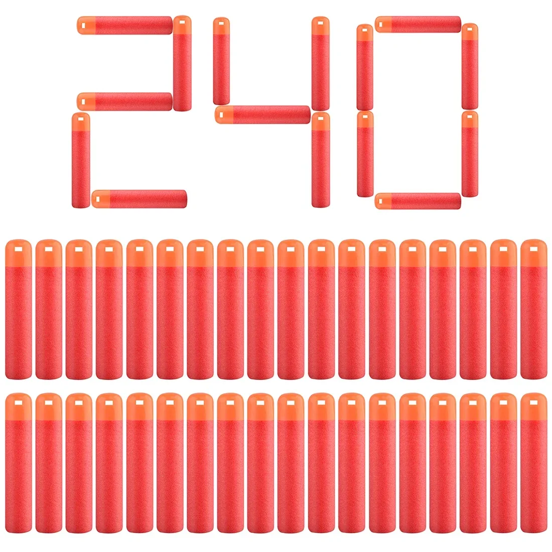 

Набор из 120 сменных пуль длиной 9,5 см для бластеров Nerf Mega Gun, снайперских дротиков, игрушечных пистолетов и пенопластовых бластеров серии Nerf, аксессуары для мальчиков