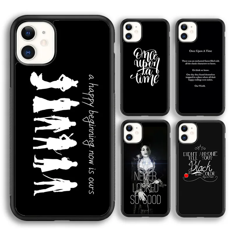 Krajews Once Upon A Time Inspirational Quotes Phone Case Cover For iPhone 16 15 14 plus XS XR 11 12 mini 13 pro max