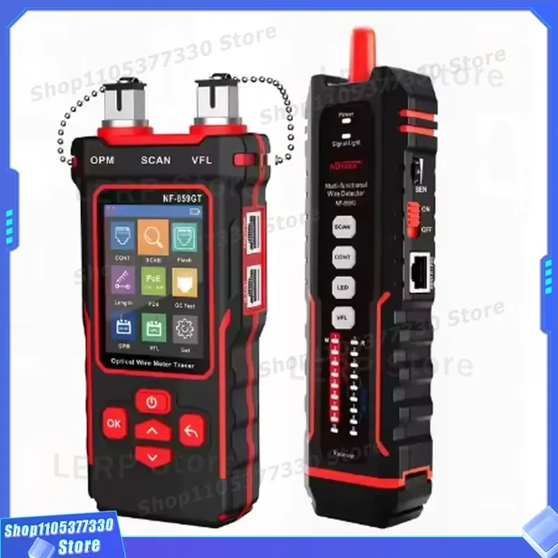 NOYAFA Fiber NF-859GT Multi-functional Wire Detector Alignment Test Crimping Test PoE Tester