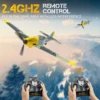 BF109 RC 비행기 2.4G 4CH 400mm 날개 길이 원 키 곡예 원격 제어 항공기 RTF 761-11 EPP 폼 RC 전투기 3