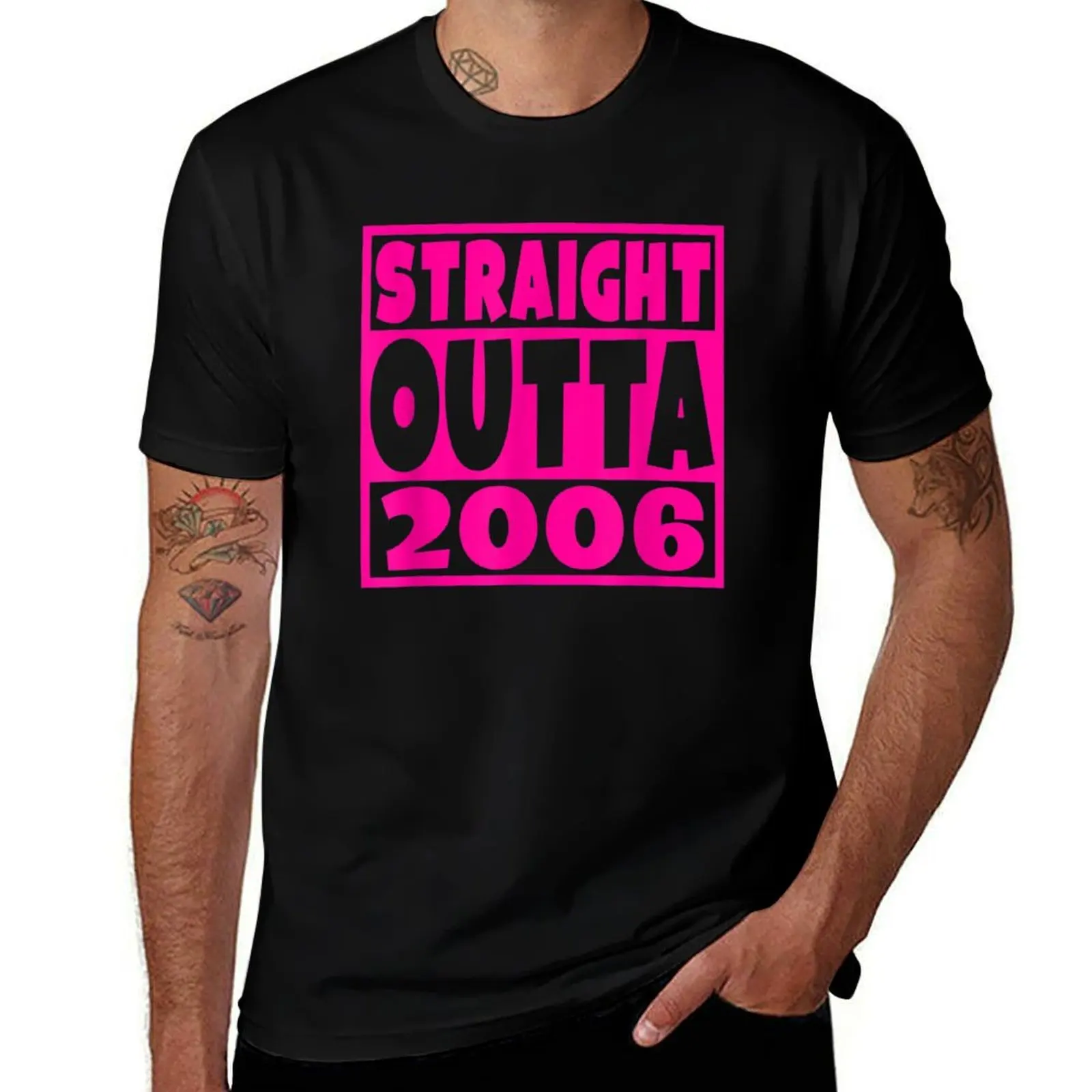 Straight Outta 2006 Tshirt 16th Birthday For A 16 Year Old T-Shirt Mechanic Work Tee Shirt T-Shirt