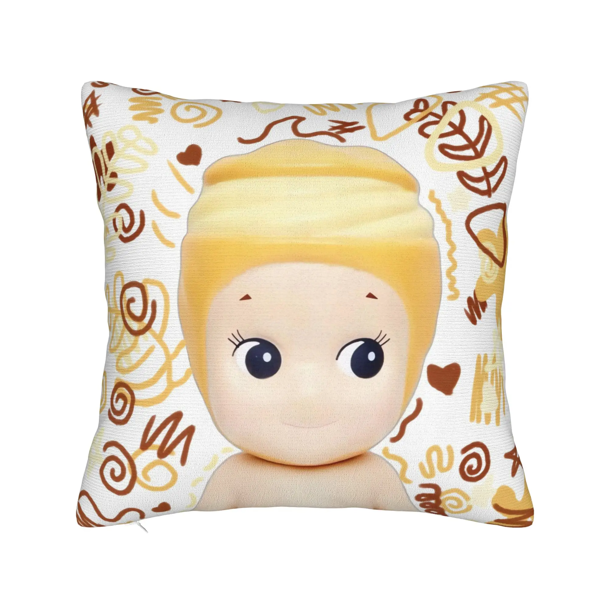 Lovely Sonnys Pillow Case Fruit Angels Various Retro Trendy Pillow Cover Soft Pillowcases For Sofa Home Decor