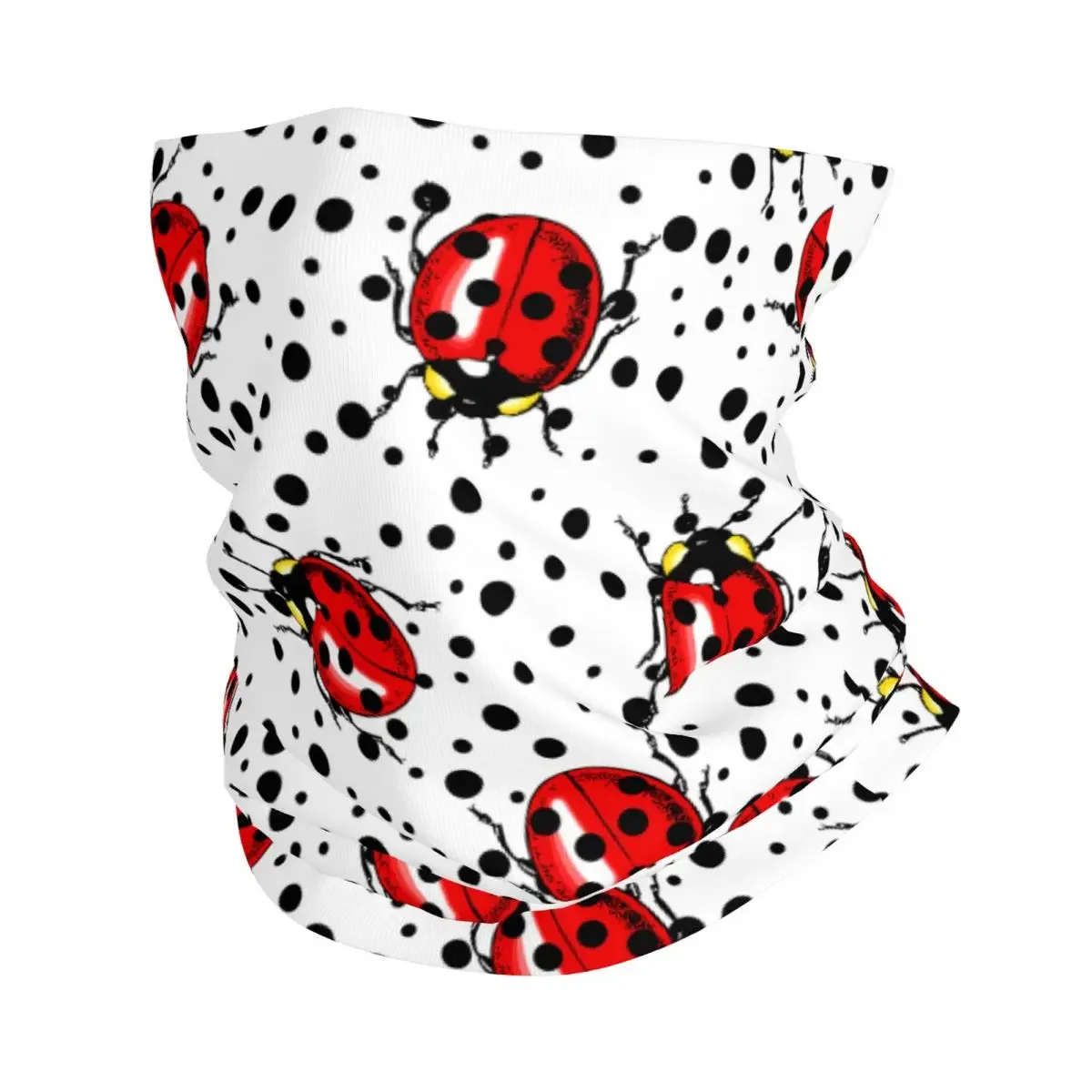 Ladybird Bandana Neck Cover Printed Insect Lover Balaclavas Magic Scarf Multi-use Headband Running Unisex Adult Winter