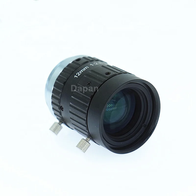 工業用レンズ 12mm FA レンズ 10MP F2.8 2/3 インチ カメラレンズ C マウント 低歪み マシンビジョン用