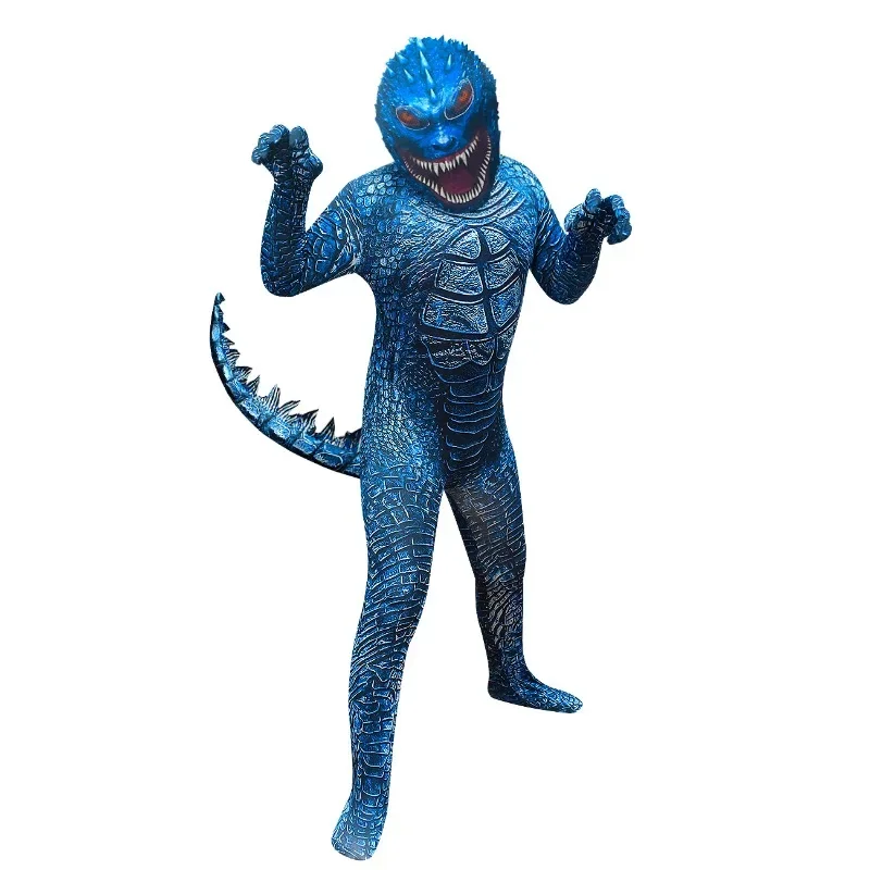 Boys G-Godzillae vs. King Kong clothes Child Dinosaur Monster Halloween Cosplay Child Cartoon Fantasia Carnival Cosplay Costume