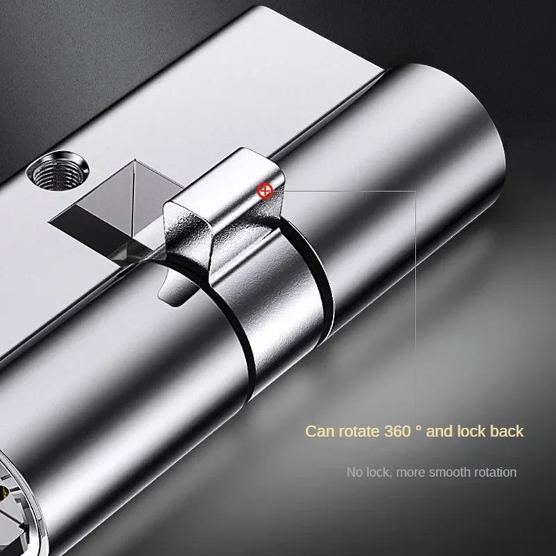 European Standard Lock Cylinder Super C-class Anti-theft All Copper Lock Cylinder Household Entrance Door Lock 12PCS Master Keys