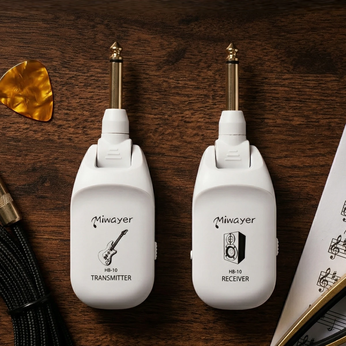 

Беспроводная гитарная система Miwayer HB-10 Plug-and-Play с 4-канальным передатчиком и приемником для электрогитары и бас-гитары