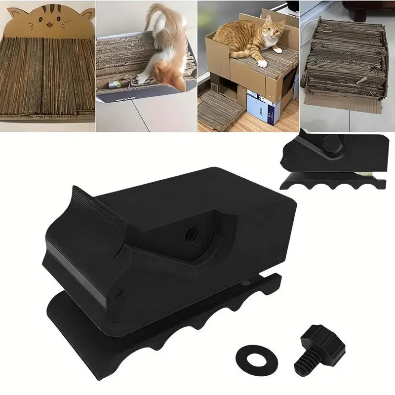 1Pc Cardboard Cutting Machine Plastic Homemade Cutter For Cat Scratchers Strip Handicraft DIY Tools Hand Held Paper Cutting Tool