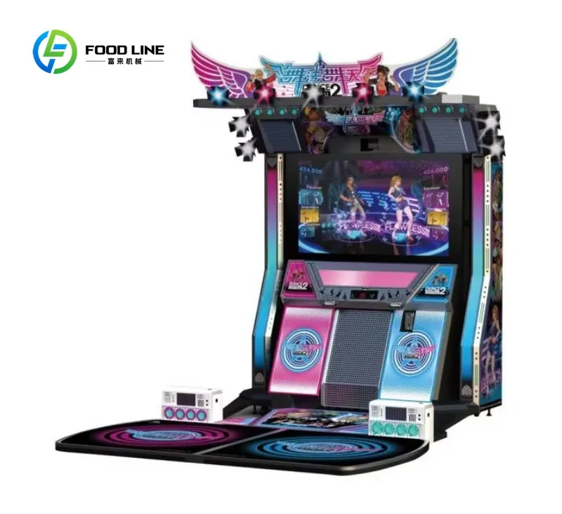 Arcade Dance Game Equipment Interactive Sports Entertainment Machine for Family Fun Centers and Malls