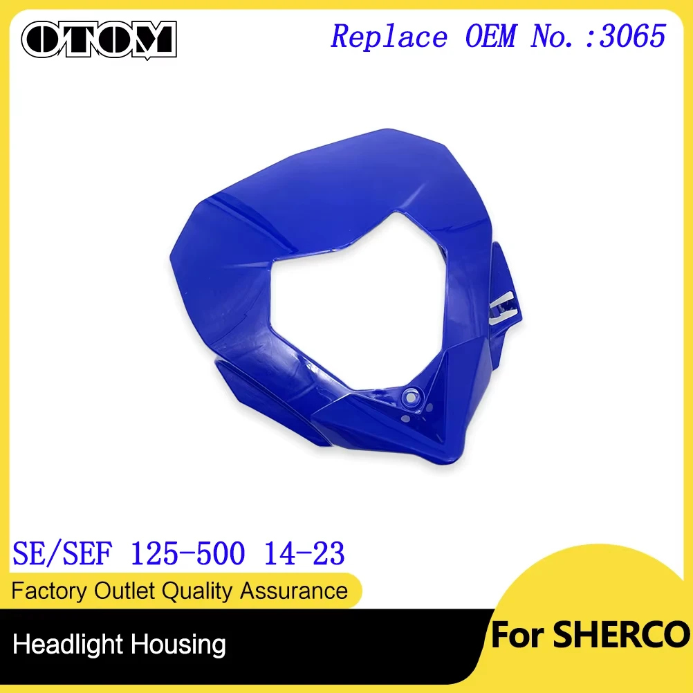 

Motorcycle Headlight Housing For Sherco SE SEF 125 250 450 500 2017-2023 Headlamp Fairing Cover Front Lamp Mask Lightings Shell
