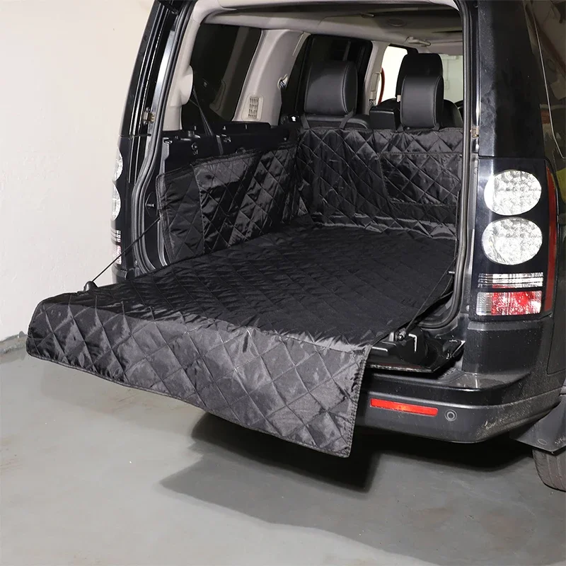 For Land Rover Discovery 4 2010-2016 Trunk Mat Tarpaulin Waterproof Oxford Cloth Dog Cat Back Seat Covers Car Protection Blanket
