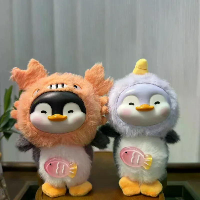 Porte-clés pendentif pingouin en peluche en vinyle, mignon et créatif, pour sac à dos, tentures, cadeaux de décoration