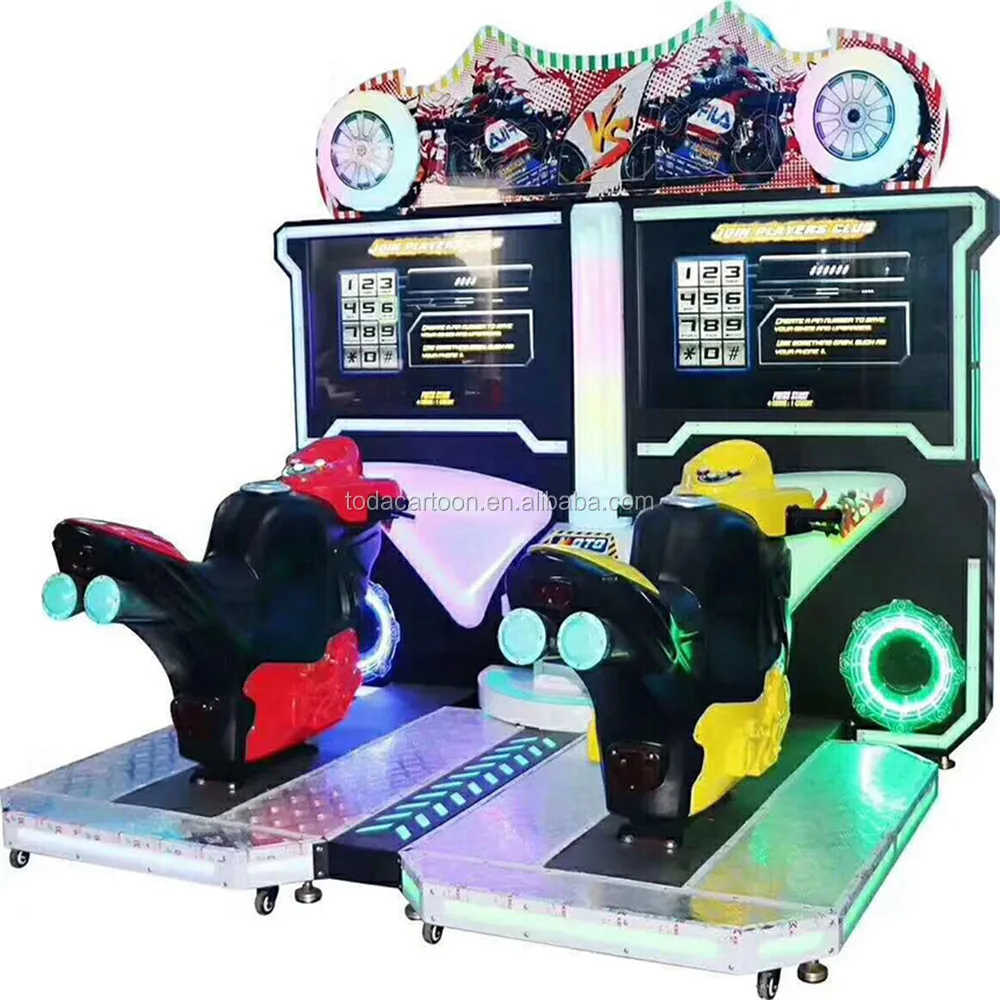 Machine d'arcade de course commerciale pour enfants, écran HD de 32 pouces, à pièces de monnaie, pour aire de jeux et centre commercial