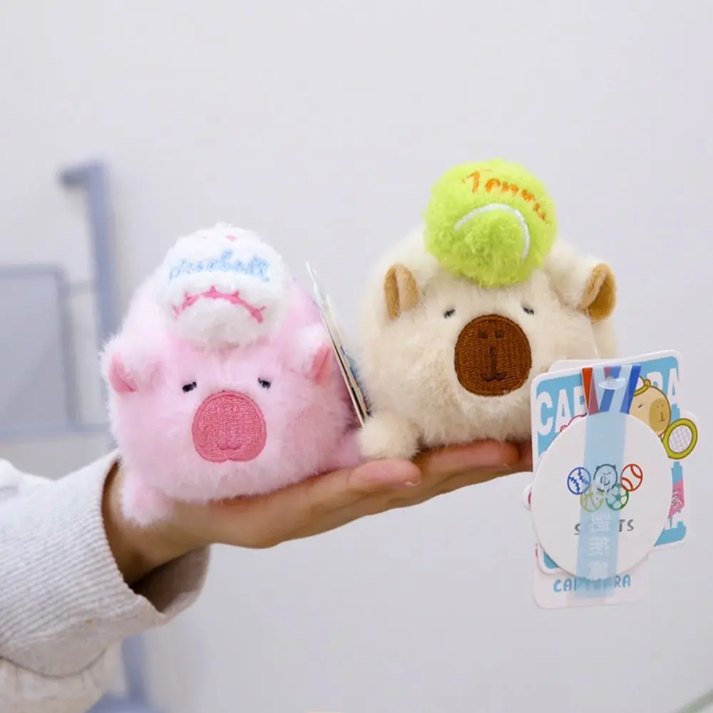 

Cute Capibara Kapibara Plush Toy Cartoon Guinea Pig Pendant Soft Stuffed Doll Keychain Backpack Car Bag Key Ring Decor Kid Gift