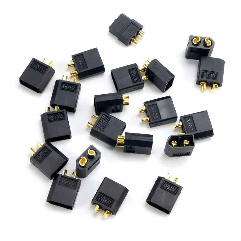 10 Pairs/10 Pieces XT60 Connector XT60 Plug and Socket Bullet Connector Remote Control Lithium Battery XT60 Drone Connector
