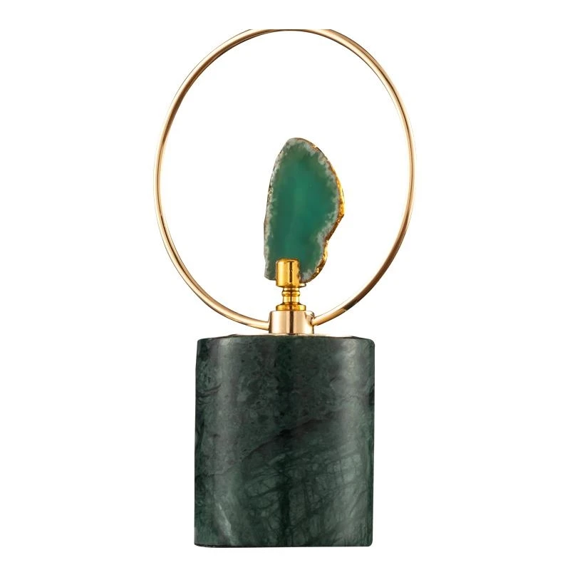 NEW Modern Luxury Agate Crafts Living Room Bookcase Decoration Marble Base Art Sculpture Furnishings Home Accessories New