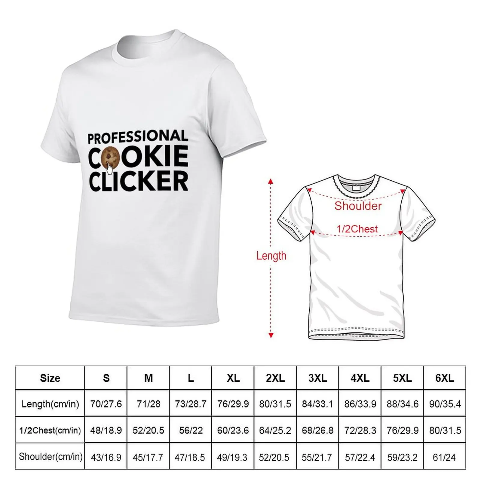 Professional COOKIE CLICKER T-Shirt basketball graphic tees graphics mens shirts graphic tee