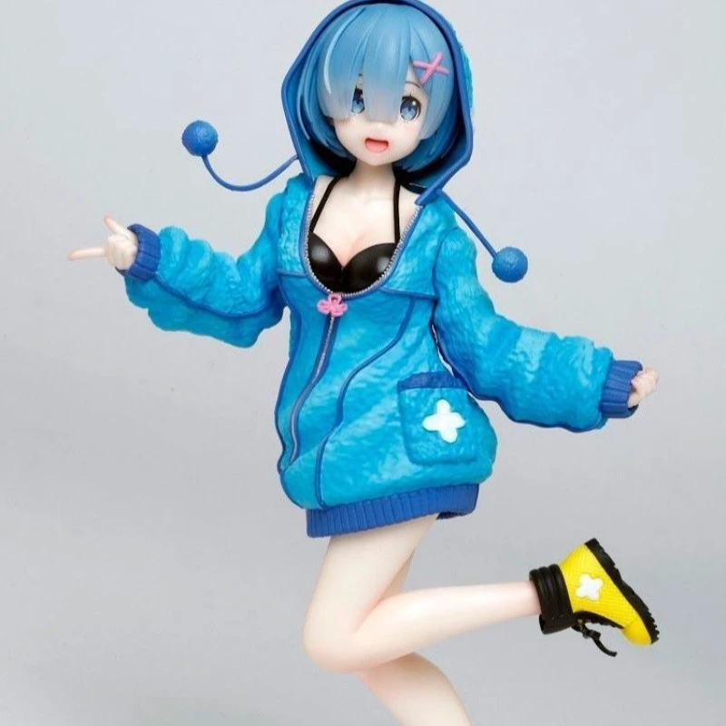 Versione giapponese di una statuetta paesaggistica con cappuccio da zero con una bambola con ornamenti periferici Rem di stile di vita del mondo diverso