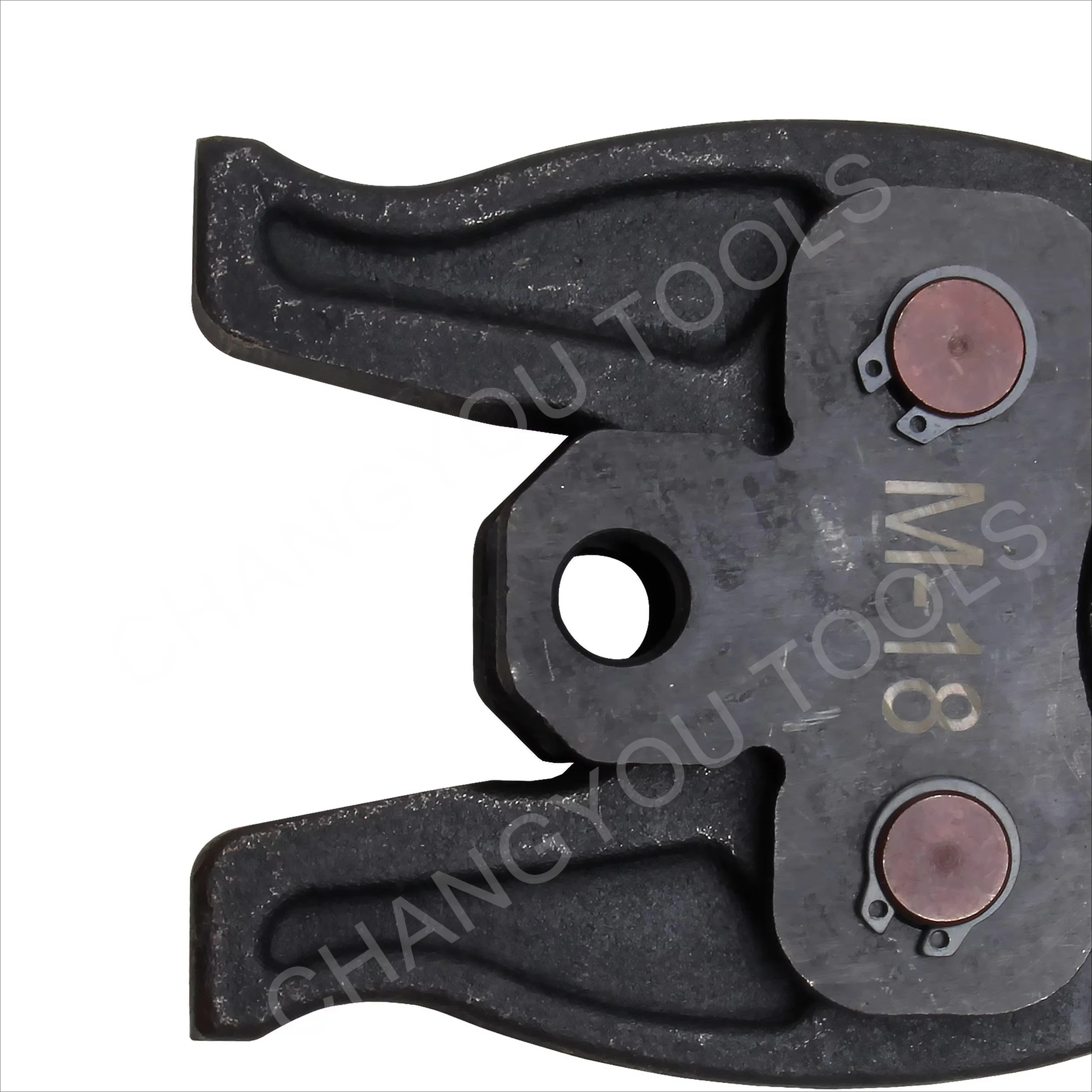 Mascella con profilo M18 per crimpare tubi in acciaio inossidabile