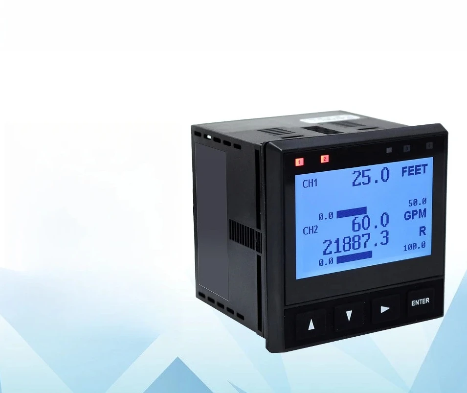 dual channel flow transmitter t meter head instrument sensor