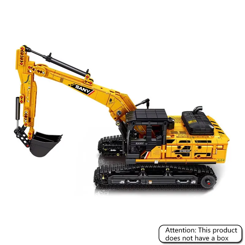 1022 قطعة من مكعبات بناء الحفارة، نموذج لعبة تجميع الألغاز للبناء الهندسي، هدية عيد ميلاد DIY للأولاد باليد #4