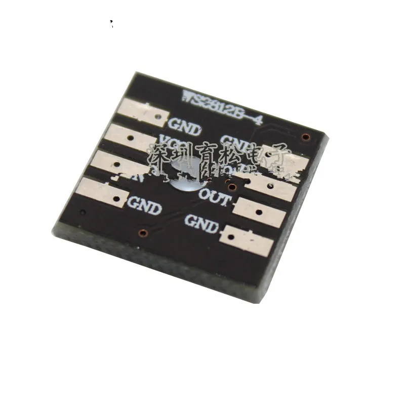 4-digit Full-color LED Color WS2812B-4 RGB  Driver  Lamp Module w2812B