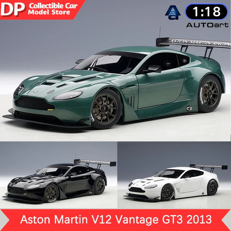 

1/18 AUTOart ASTON MARTIN VANTAGE V12 GT3 2013 (GREEN/White/Black)(2 DOOR OPENINGS) Alloy Car Model Premium collectible vehicles