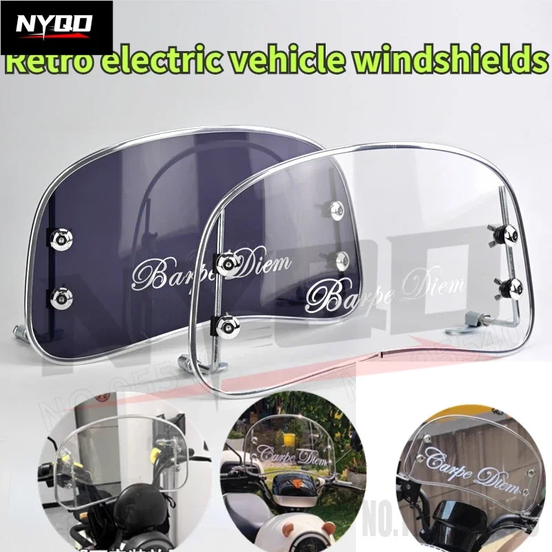 

NS125LA Windshield ins Vintage Motorcycle Front Windshield Victorian Style Windshield Motorcycle Parts Windscreens