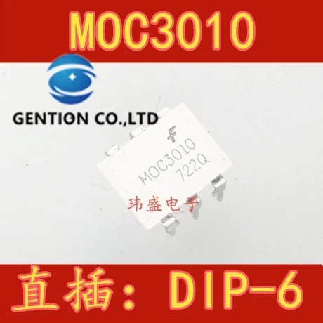 

20 шт. MOC3010 MOC3010M DIP-6 микросхемы световой связи в наличии 100% новые и оригинальные