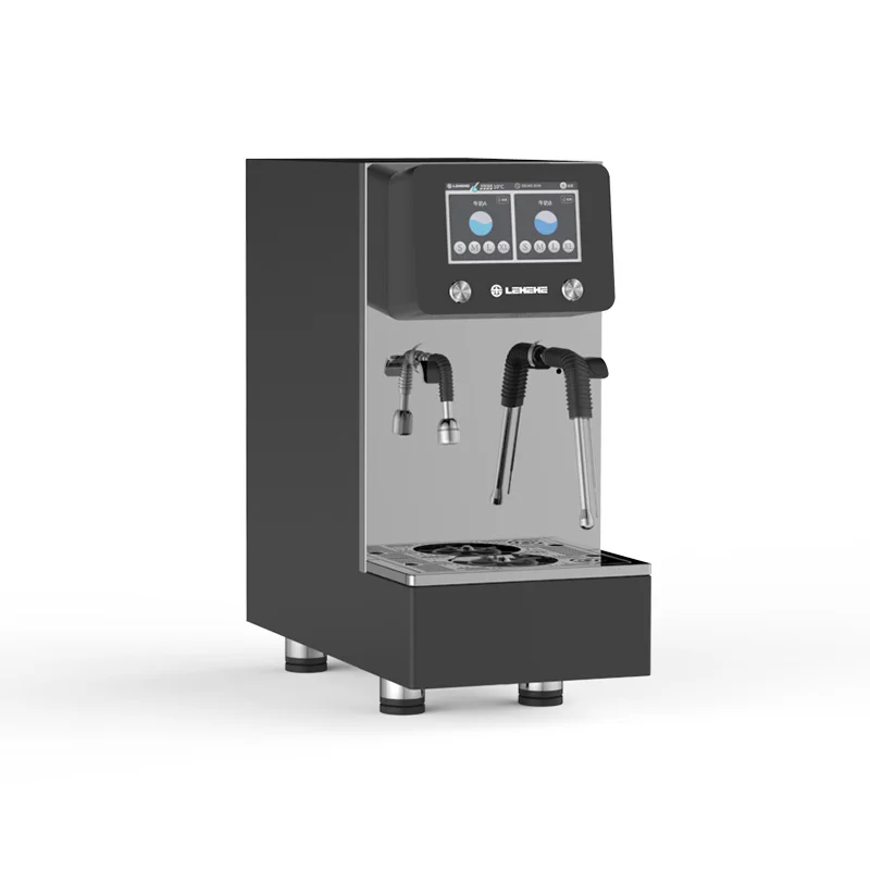 Lehehe Intelligent Dual Boiler Pid Steam Machine Electric Cafe Equipment Stainless Steel Milk Frother Steamer For Bubble Tea