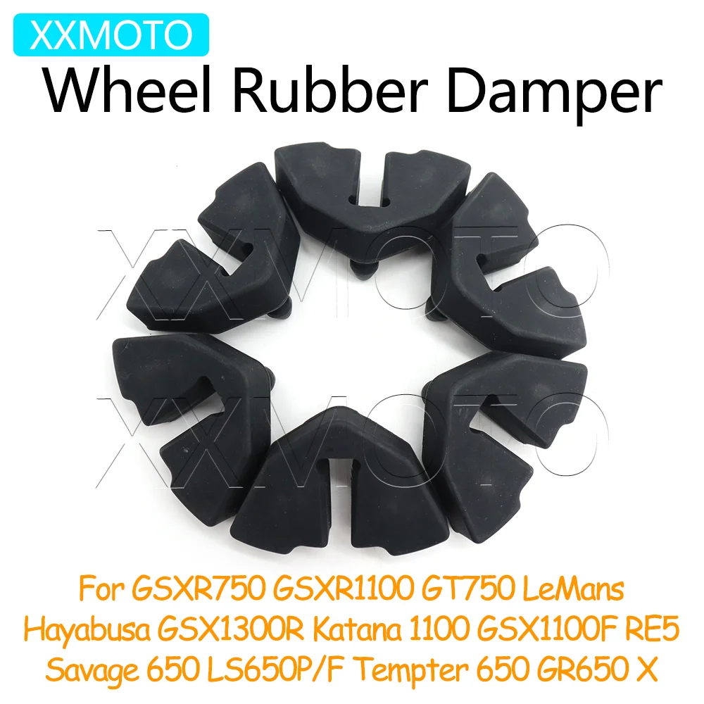 For Suzuki GSXR 750 1100 GSX1300R Katana 1100GSX 1100F RE5 Savage 650 Motorcycle Rear Wheel Drum Rubber Sprocket Buffer Damper