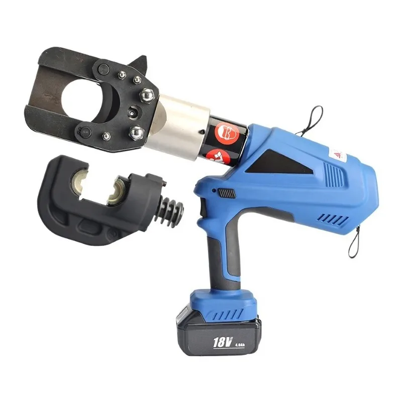 Two in One EZ-400 Battery Powered Hydraulic Crimping Tool EZ-55 Battery Powered Hydraulic Cutting Tool Two in One