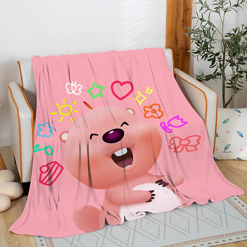 

Digital Print Custom Blanket Sofa Winter Warm B-Loopys Lovely Microfiber Bedding King Size Bed Fleece Nap Fluffy Soft Blankets