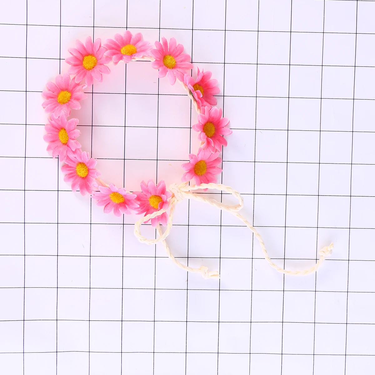 

Женский головной убор с цветком ромашки, женская повязка на голову, обруч, желтый обруч для волос, Blumenkranz Damen, аксессуары для причесок