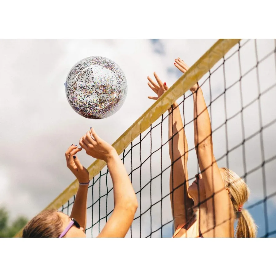 

Inflatable Clear Beach Ball Swimming Pool Water Fun Toys Outdoor Summer Party Favors for Adults 5 pcs