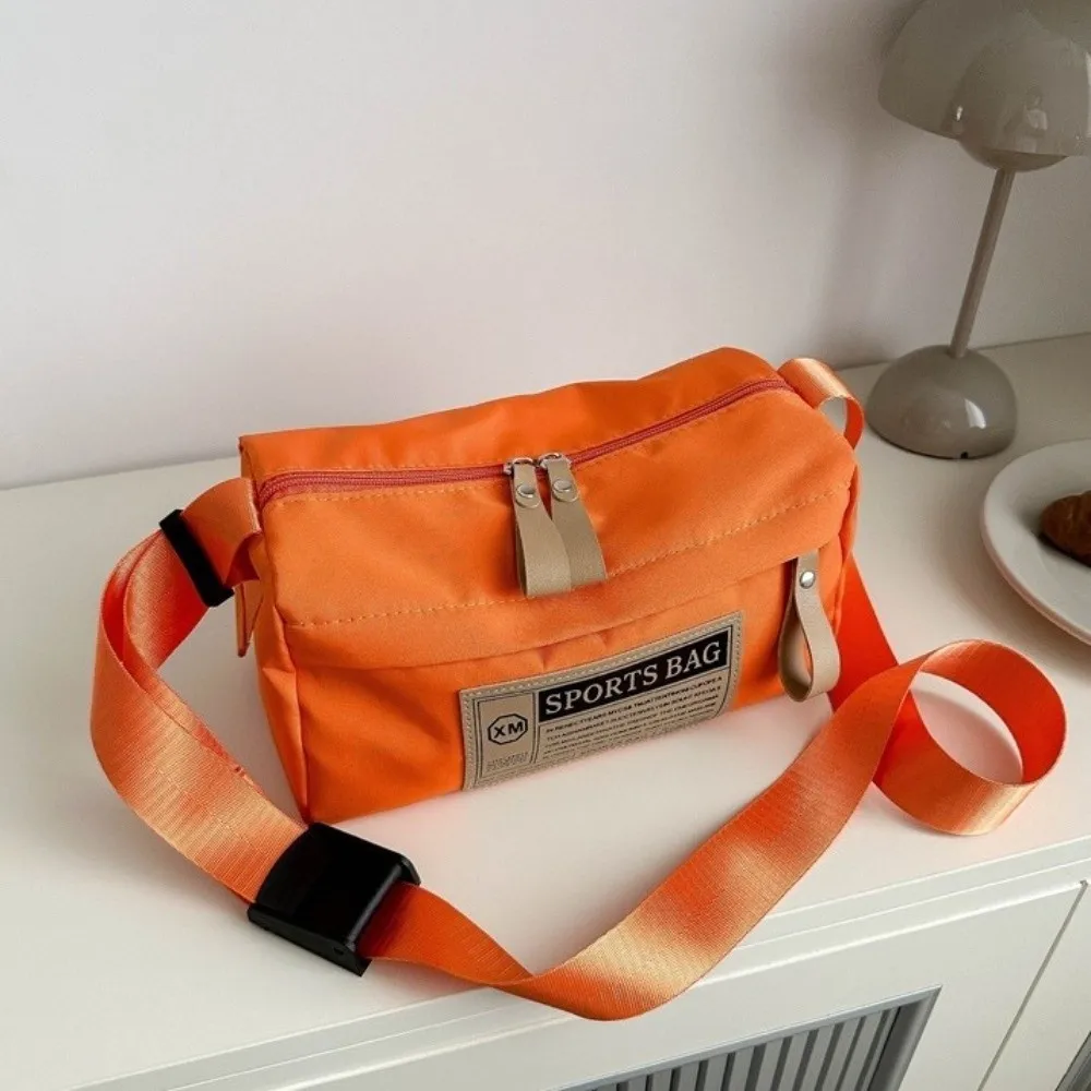 

Lightweight Oxford Crossbody Bag Multi-pocket Korean Style Single Shoulder Pillow Bag Large Capacity Solid Color Messenger Bag