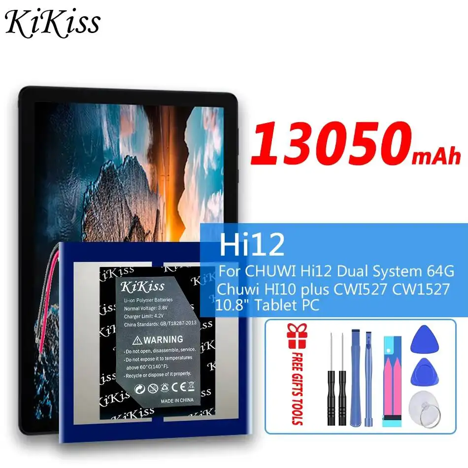 

Экологически чистая батарея для планшета емкостью 13050 мАч, долговечная, для Chuwi Hi12 CWI520 Dual System 30160190, без разъема
