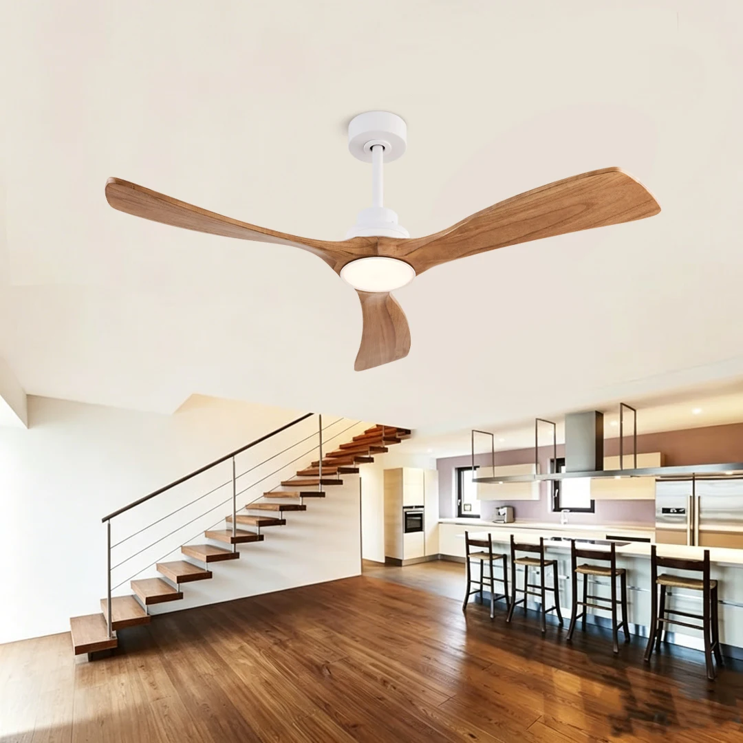 

Modern With Remote Control LED Ceiling Fan With Light 6-speed Adjustable DC Motor Reversible Blade Ceiling Lamp Fans Decoration