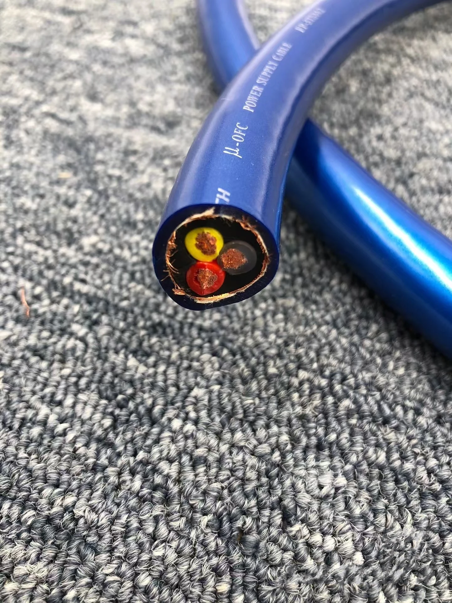 Furutech Flagship FP-3TS862 Cabo de alimentação do Japão, cabo de alimentação de cobre livre de oxigênio, cabo em massa