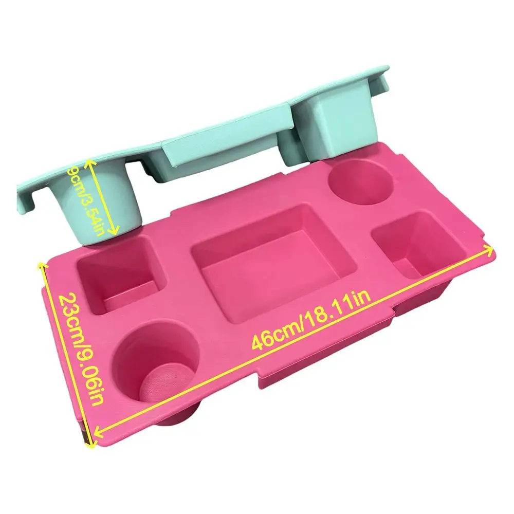 Creative EVA Top Cup Phone Holder Tray Waterproof Divider Storage Lid Soft Cup Organizer Holder for Outdoor Beach Camping Travel